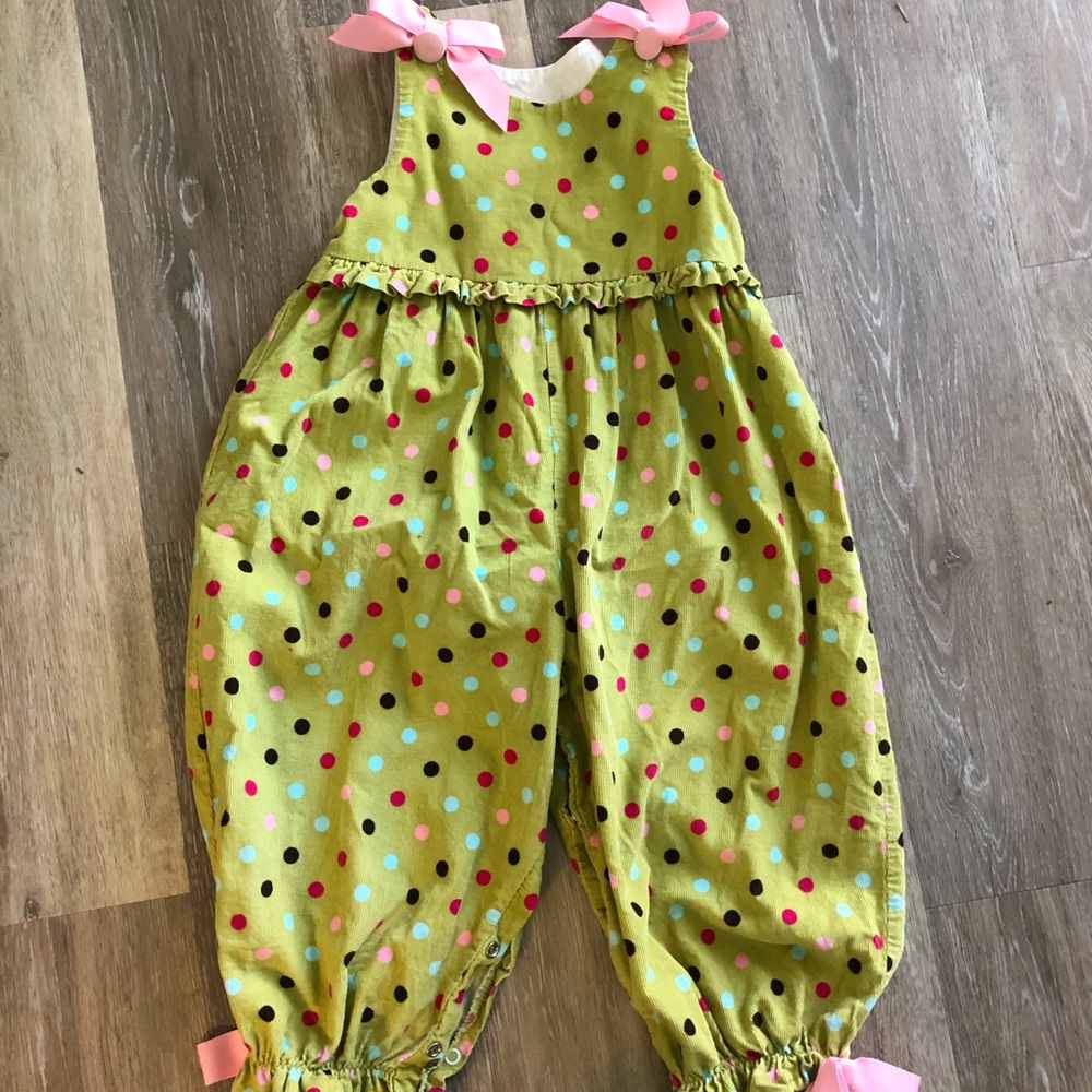 Toddler Boutique corduroy jumpsuit